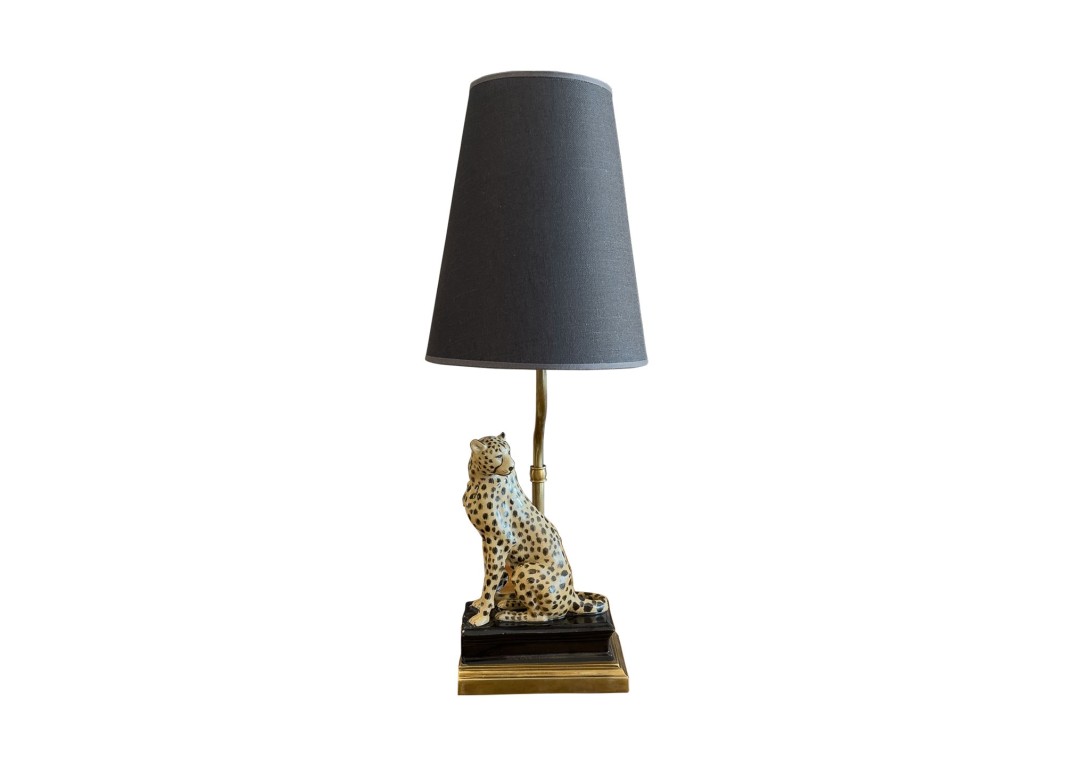Cheetah Table Lamp Ahbika Right