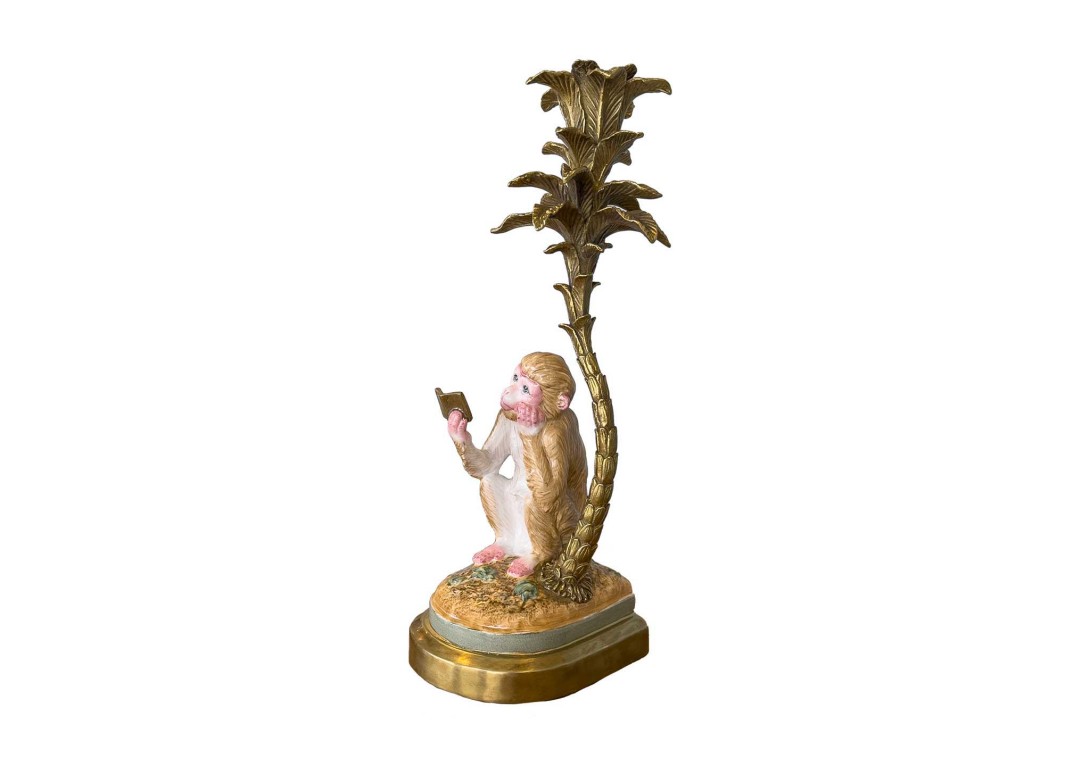 Moneky Candle Holder Abhika Left