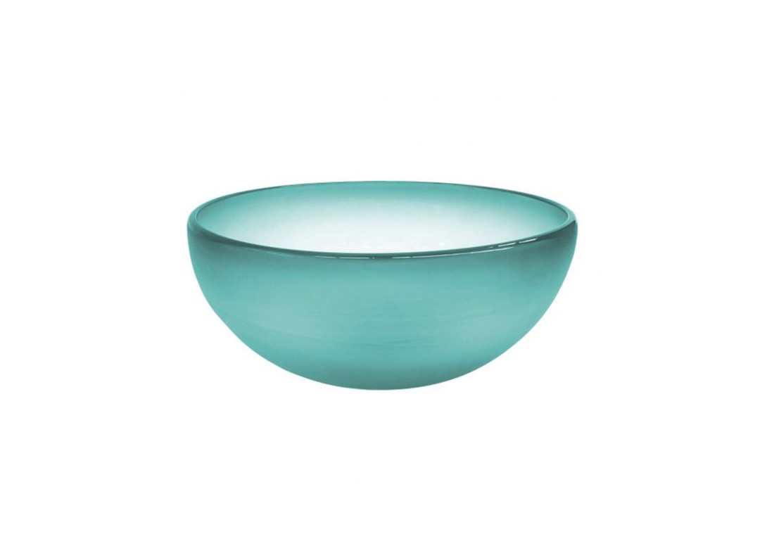 DOMO Home: Ruth Allen Glass Bowl in Jade
