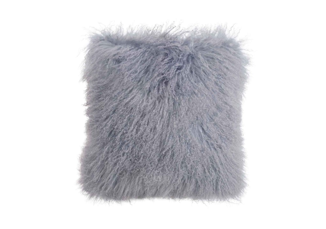 Tibetan Sheepskin Cushion Dove Fibre