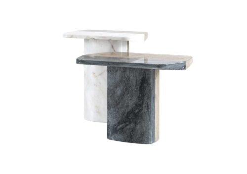 Ligne Roset: Biscotto Pedestal Tables - Low and High