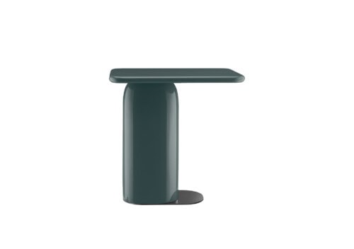 HC28 Cosmo Rocco Side Table: Q46 Black Green Lacquer HC28 Cosmo Rocco Side Table: Q46 Black Green Lacquer