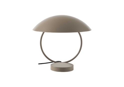 Tangent Table Lamp Taupe Curved Bedside Lamp