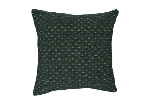 The Lounge Co Cushion Large Square: Deco Diamond Navy