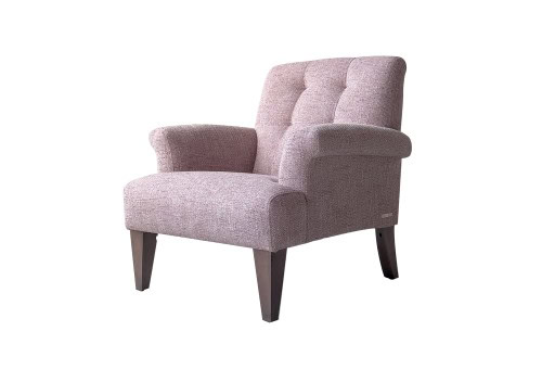 The Lounge Co Joseph Chair: Urban Tweed Rose Garden
