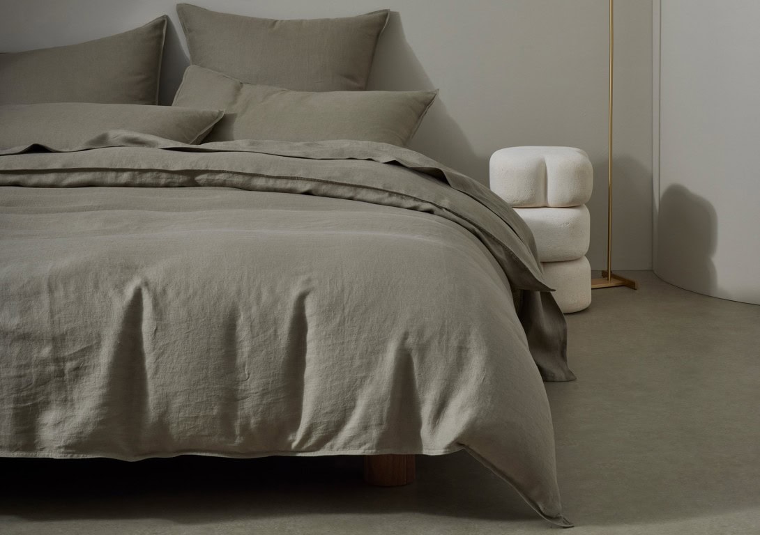 Weave Home: Ravello Linen Set in Caper