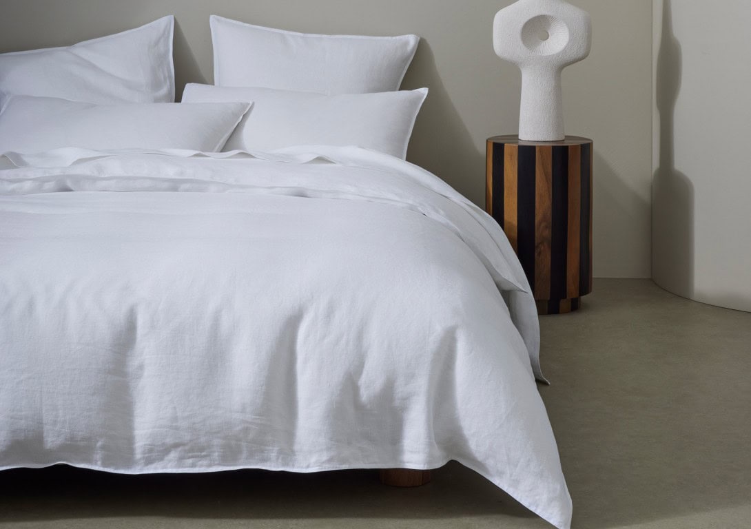 Weave Home: Ravello Linen Set in White