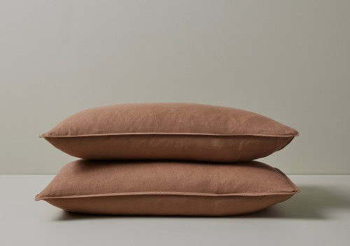 Weave Home: Ravello Linen Pillowcase Pair in Biscuit
