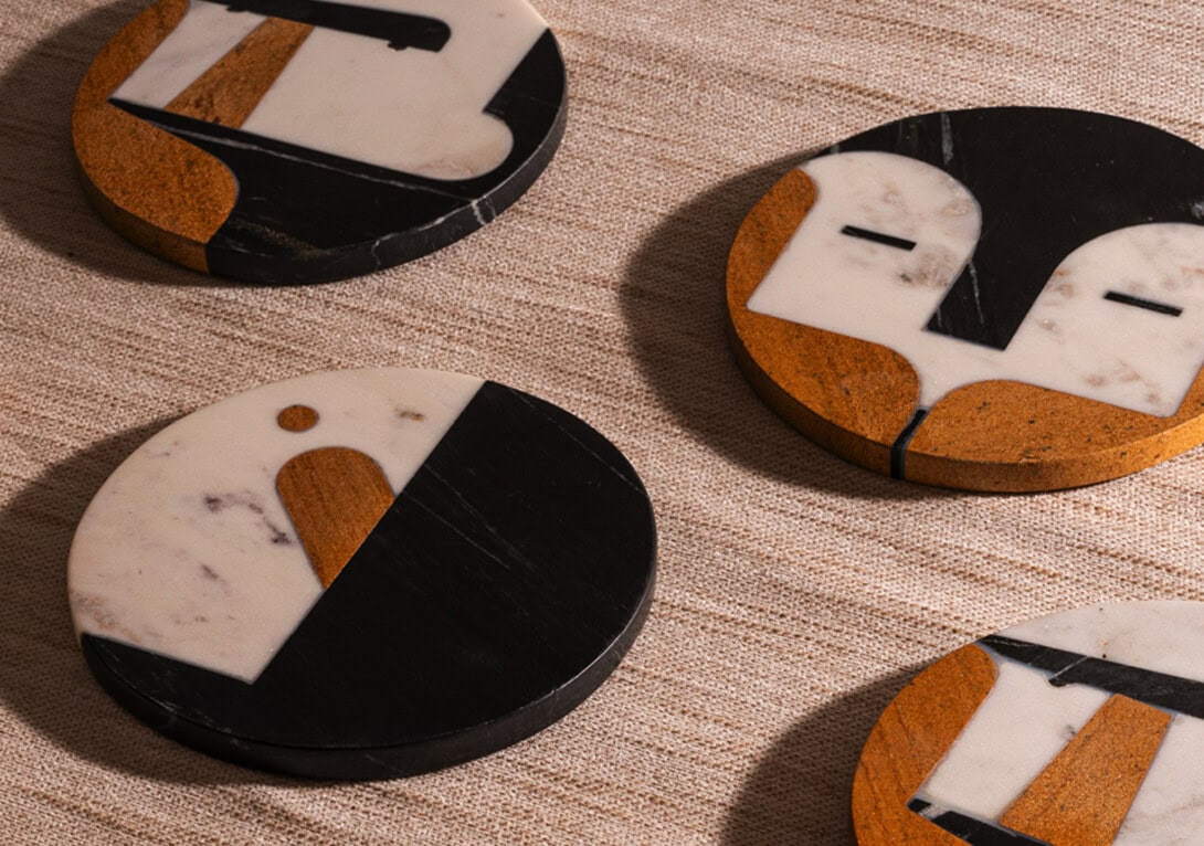 Ligne Roset Faces Plate Stand Collection