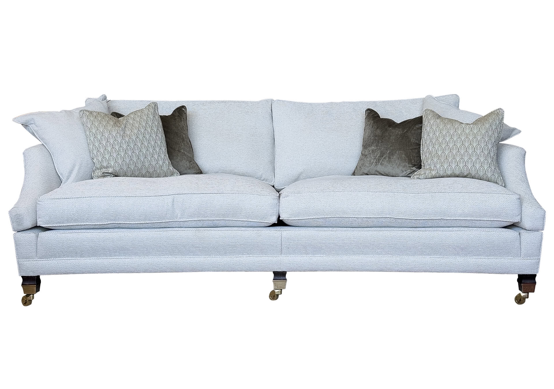 DURESTA: Hornblower 3 Seat Sofa in Langham Ivory with Scatter Cushions
