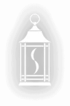 Elegant lantern with a lit candle inside at The Dowans Hotel Speyside Moray.