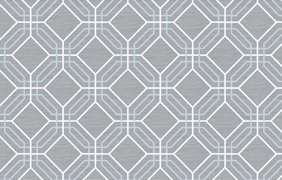 blue geometric
