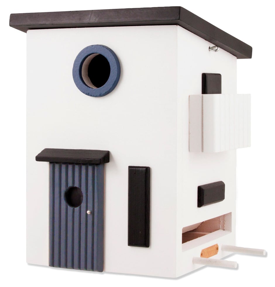MoMA wildlife birdhouse and feeder