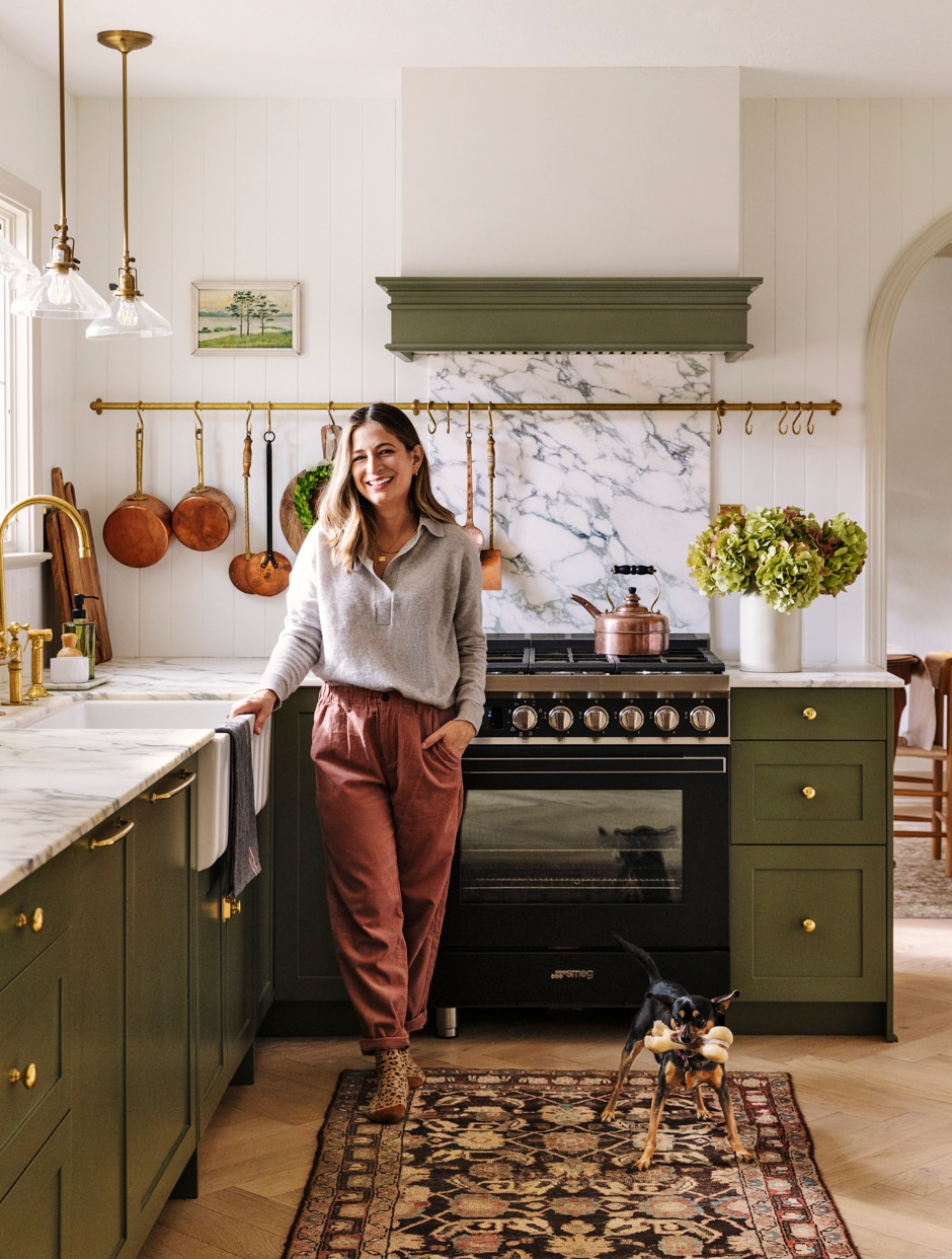 valeria jacobs standing in kitchen