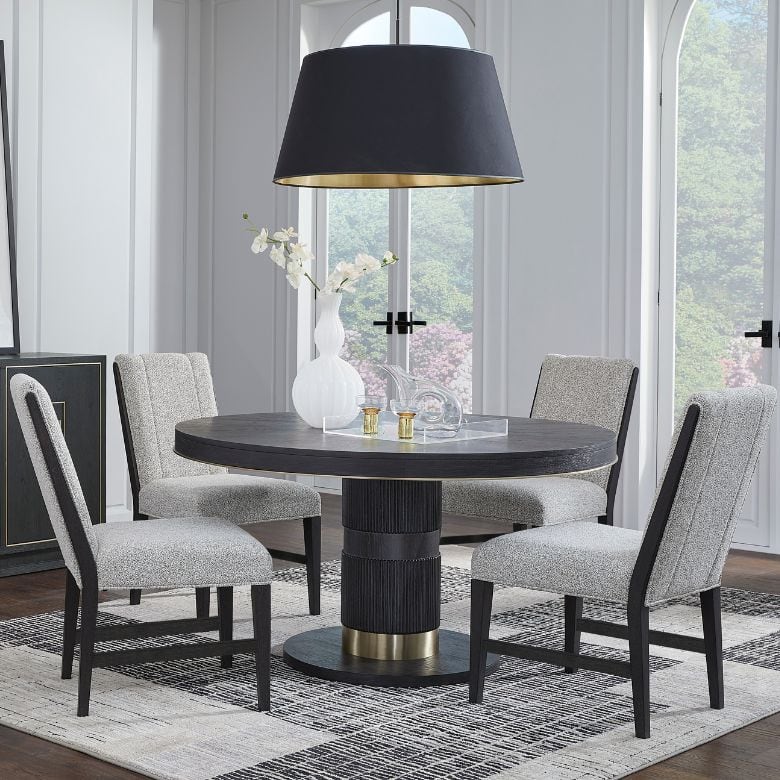 Wilshire Merlot 5 Pc Round Dining Room