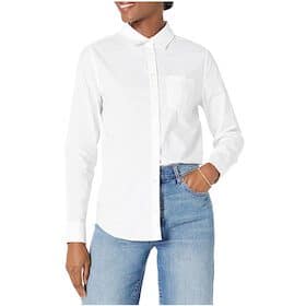 White buttoned shirt