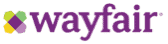 Wayfair logo in purple color