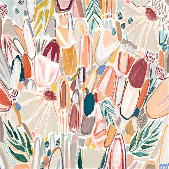 Colorful abstract wall art