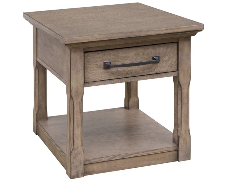 Summit 24'' tall Floor Shelf End Table with Storage