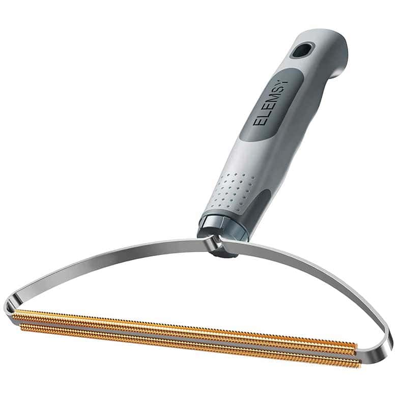 Electric facial roller with a metal frame and a textured handle