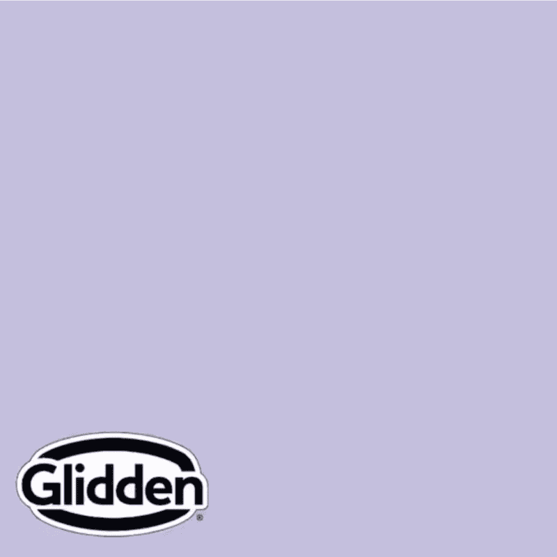 A light purple background with the Glidden logo at the bottom