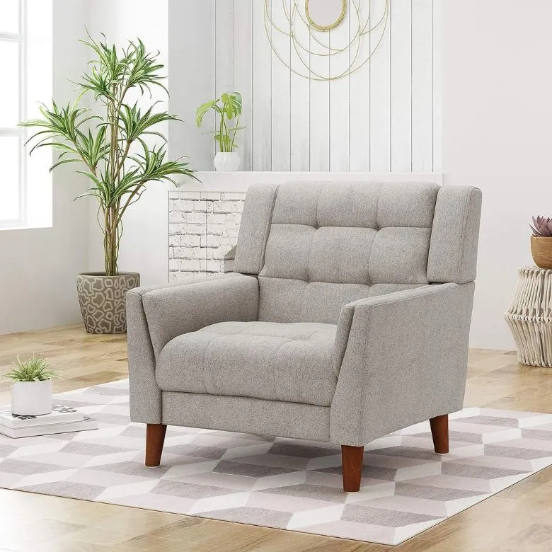 Christopher Knight Home Evelyn Mid Century Modern Arm Chair
