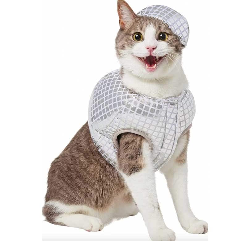disco ball halloween costume for cats