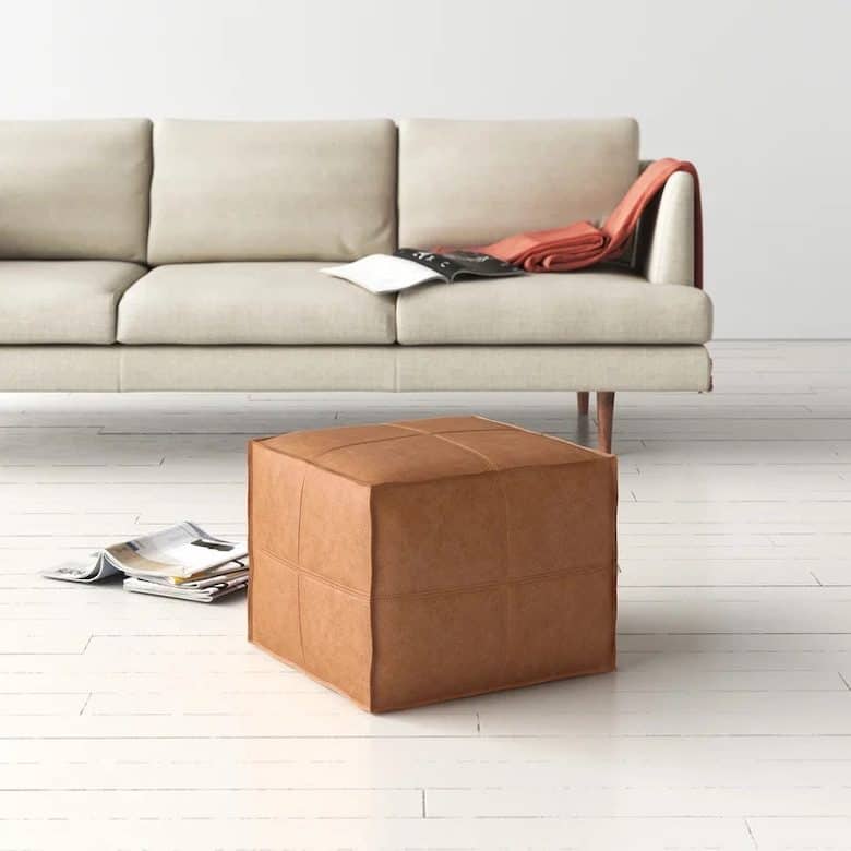 AllModern Inez Upholstered Living Room Pouf