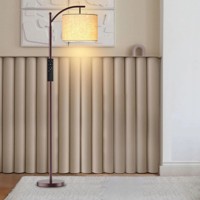 Remote controlled floor lamp