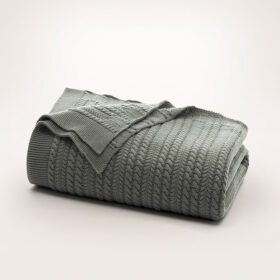 Branch Knit Throw Blanket