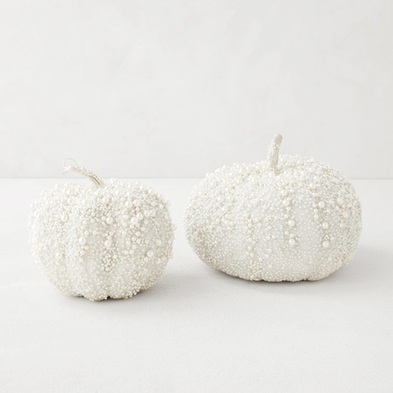 Z Gallerie Pearled Pumpkin Decor