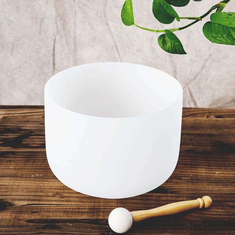 quartz crystal singing bowl
