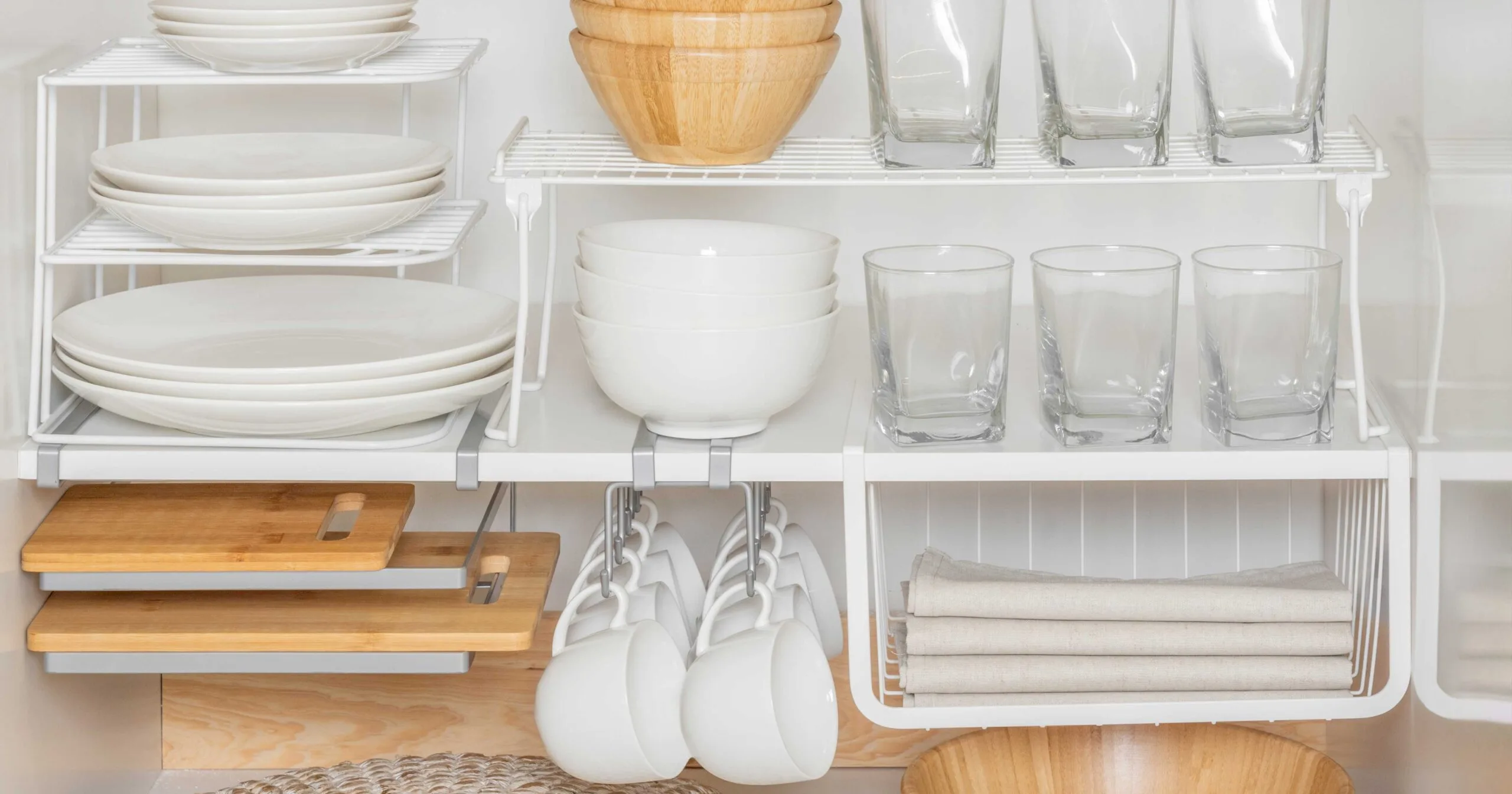 kitchen cabinet organizers for a tidy space