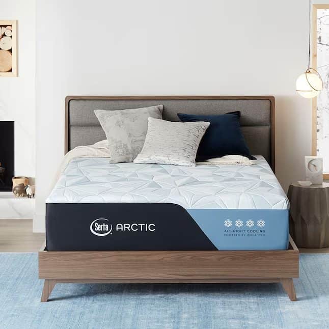 Serta Arctic 13.5-in Soft Twin Extra Long Memory Foam Mattress