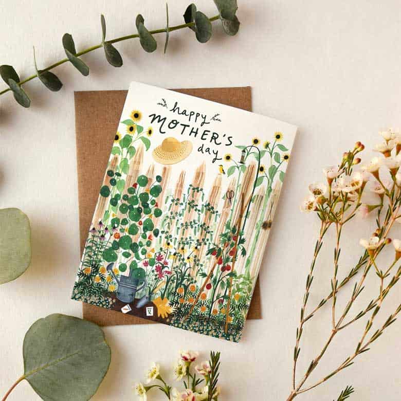 garden mothers day card