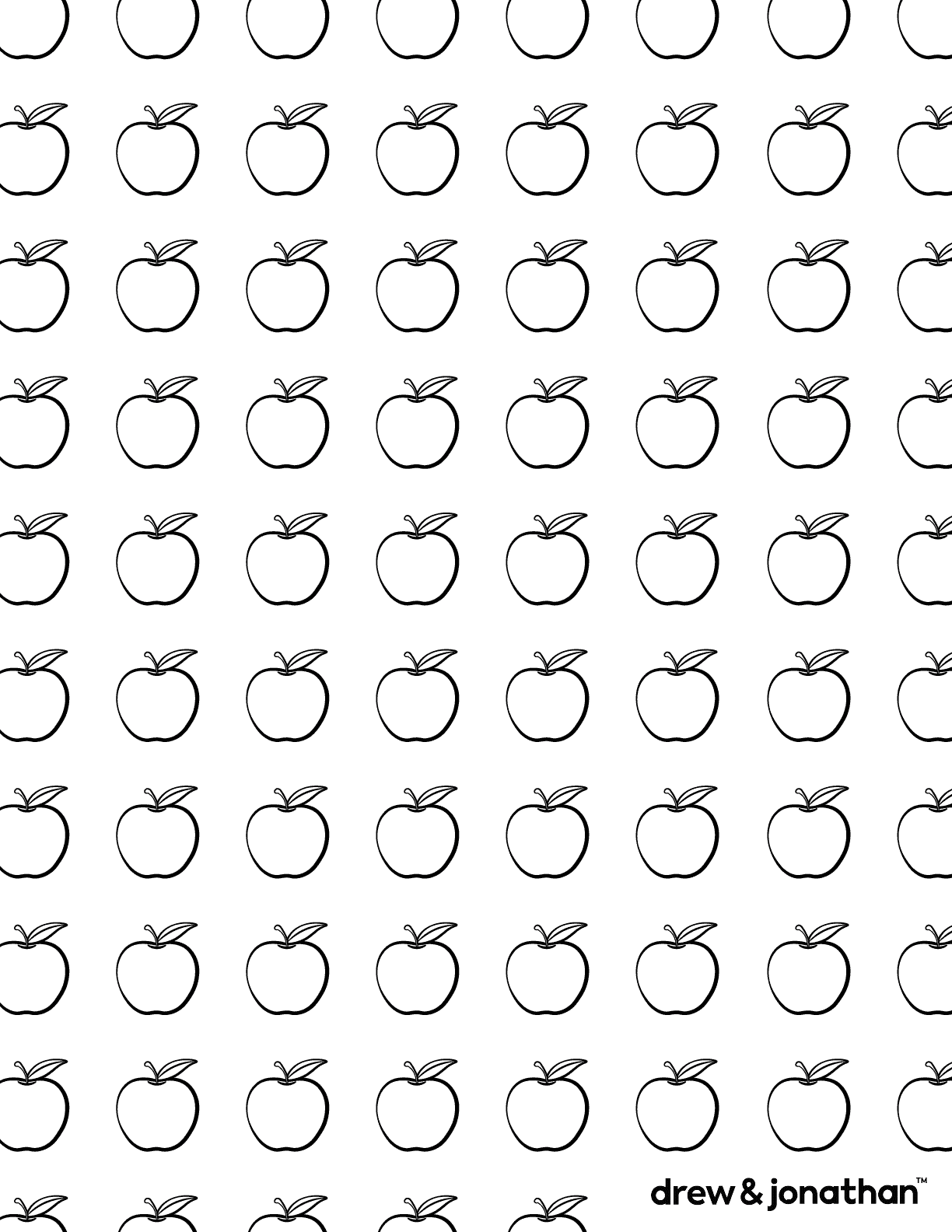 back to school coloring pages apples