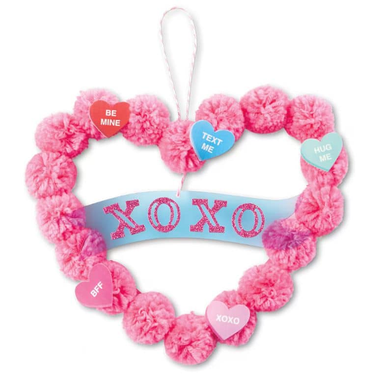 pom pom heart