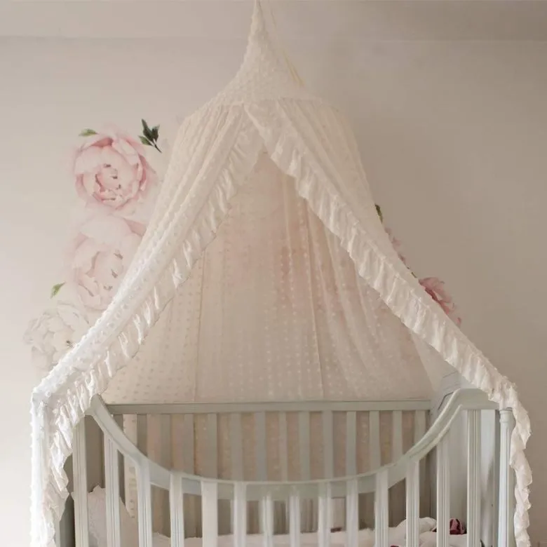 sheer pink canopy