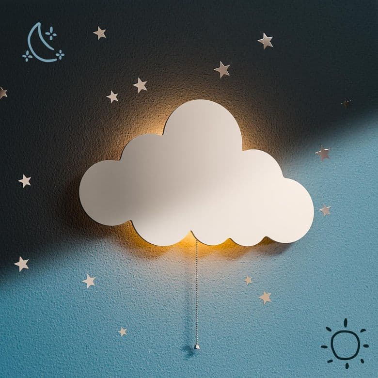 wall-mounted cloud light