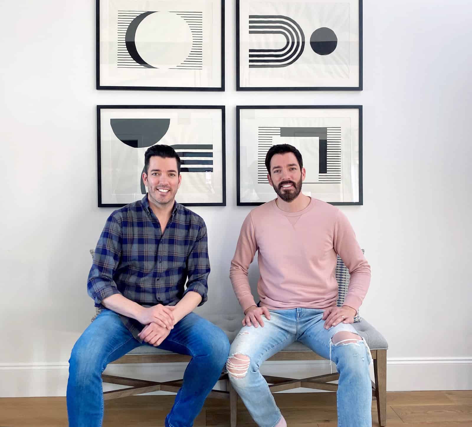 ask your brother: how to hang a picture frame with drew and jonathan scott