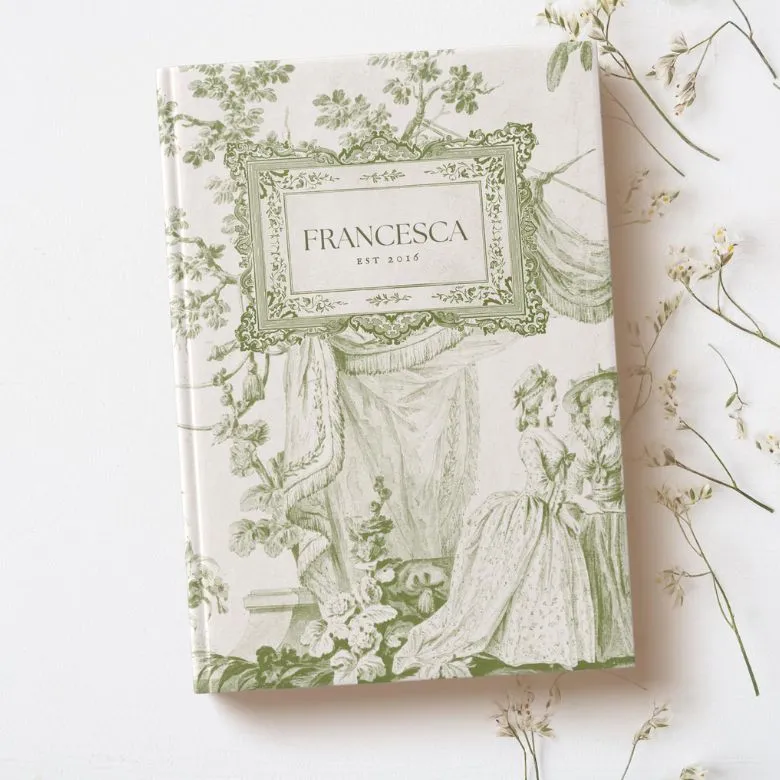 personalized coquette notebook