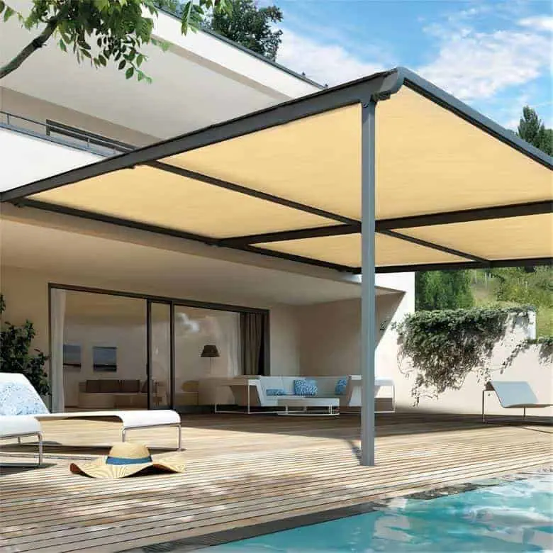 Sun Shade Cloth for Pergola Cover