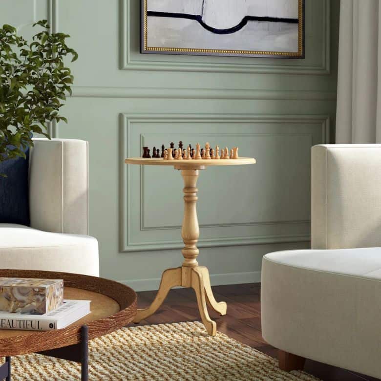 Solid + Manufactured Wood Game Table