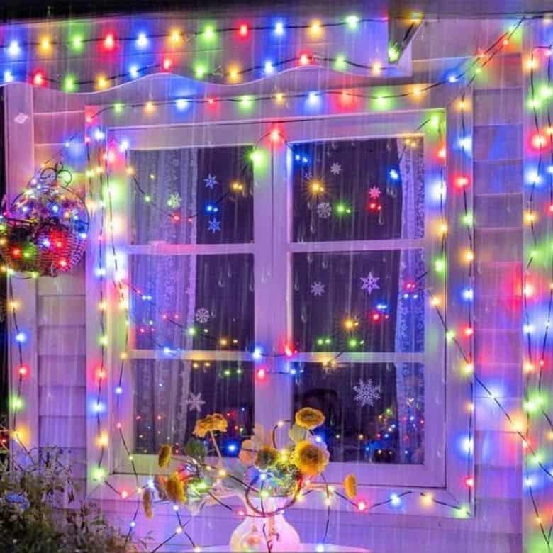 Multi-colored Outdoor Waterproof Plug in Christmas Lights