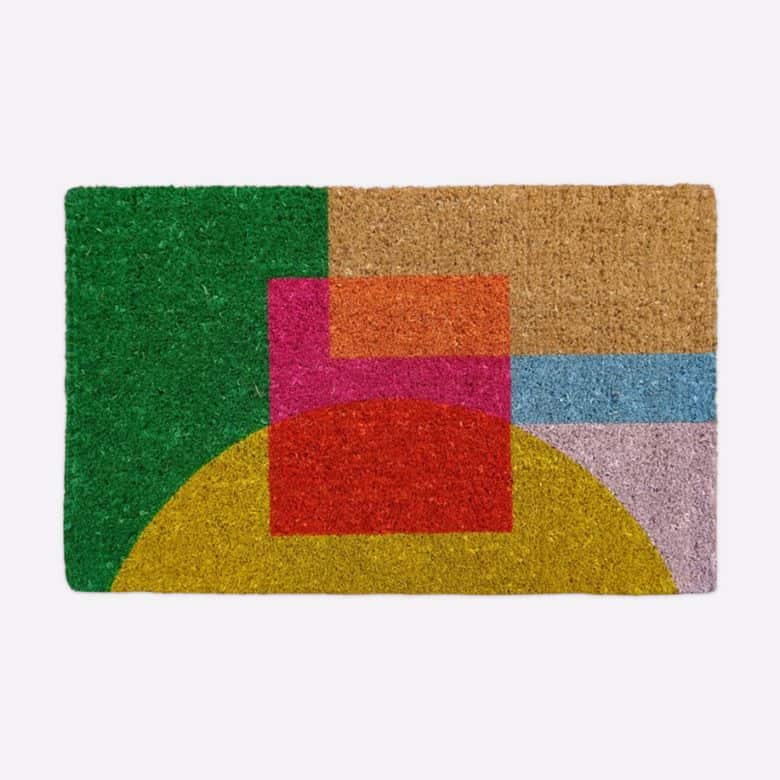 Layered Blocks Doormat