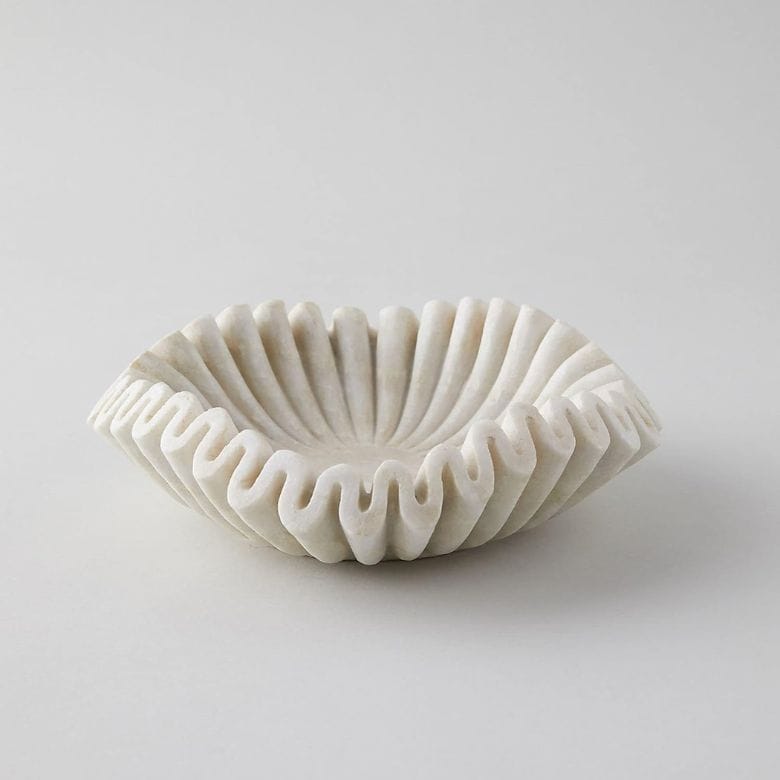 Marble Decorative Fruit Bowl