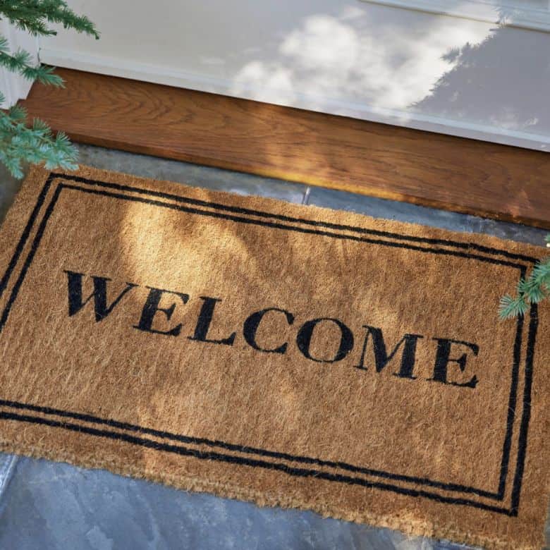 welcome doormat