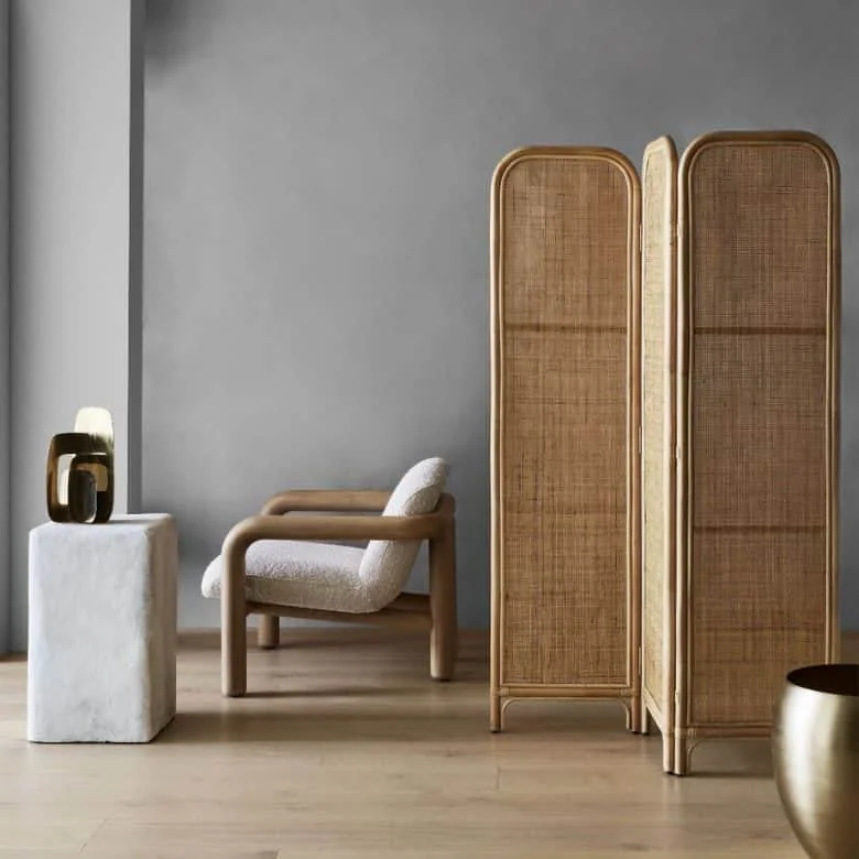 rattan room divider