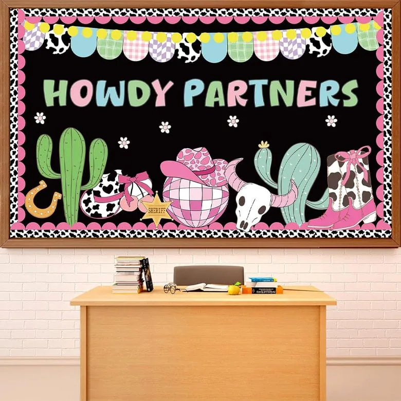 western style bulletin board for teachers and school classrooms