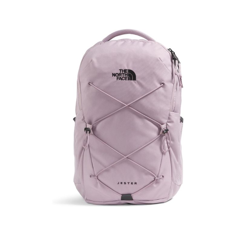 pink north face backpack